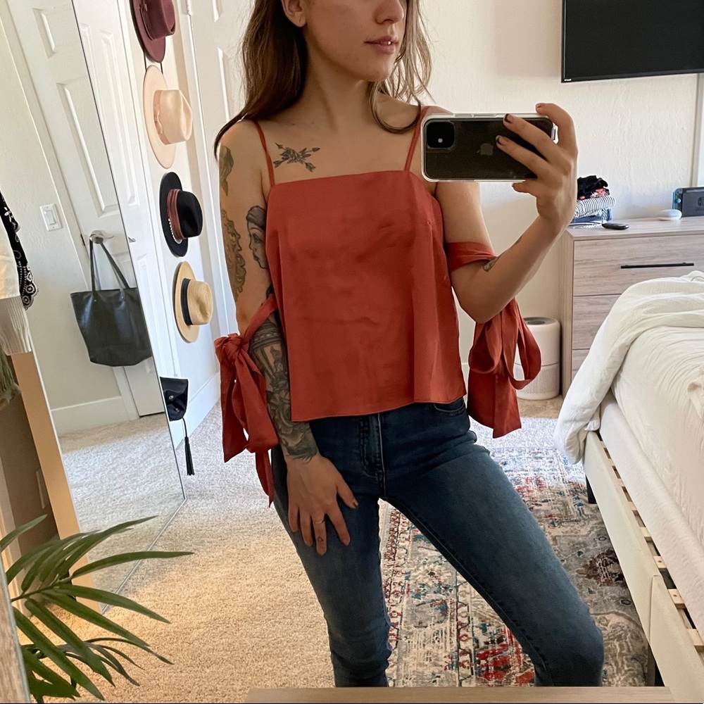 Satin Tank Top